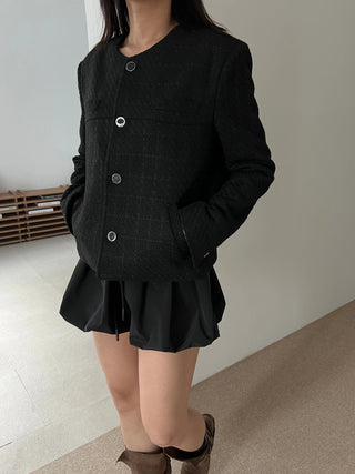 oversized tweed jacket