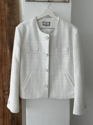 oversized tweed jacket