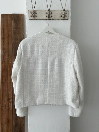 oversized tweed jacket