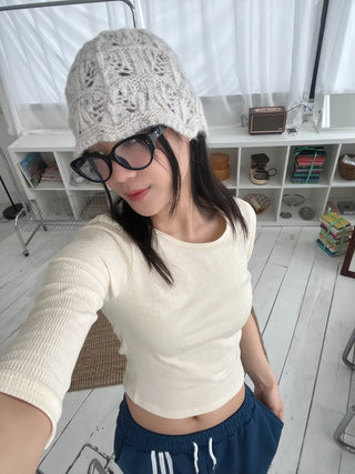 Joy Knitted Hat Summer Beanie