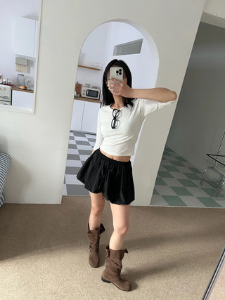 pumpkin balloon miniskirt