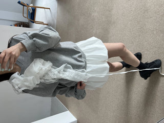 baby lace ballet tutu skirt with layered belt