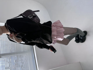 chrome double buckle shoulder crossbody bag