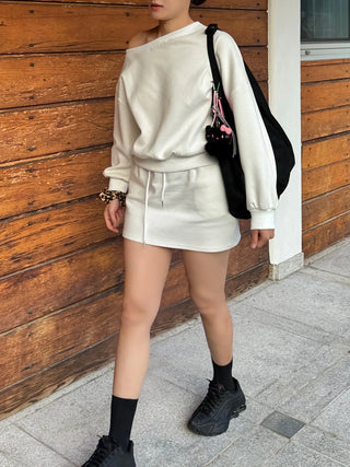 croissant baguette suede big shoulder bag