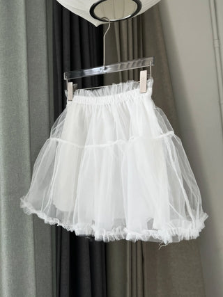frill see-through cancan tutu mini skirt