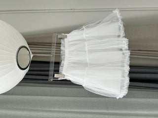 frill see-through cancan tutu mini skirt