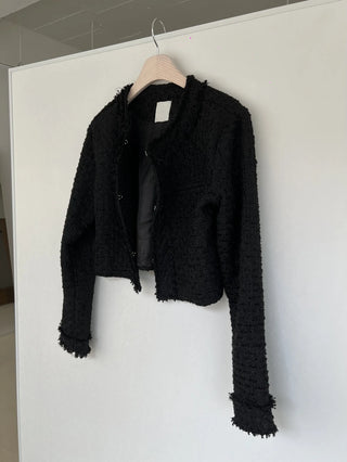 crop tweed jacket