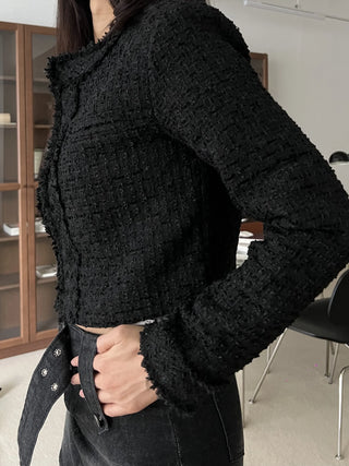 crop tweed jacket