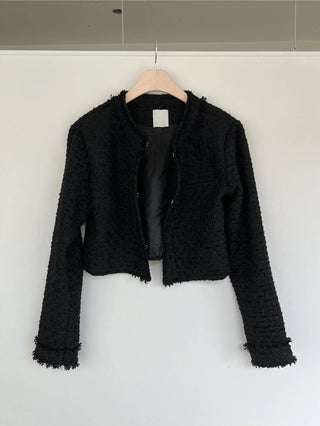 crop tweed jacket