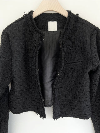 crop tweed jacket