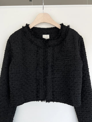 crop tweed jacket