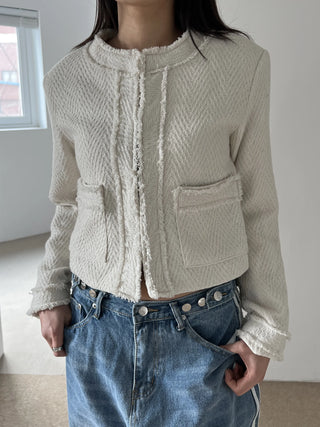 crop tweed jacket