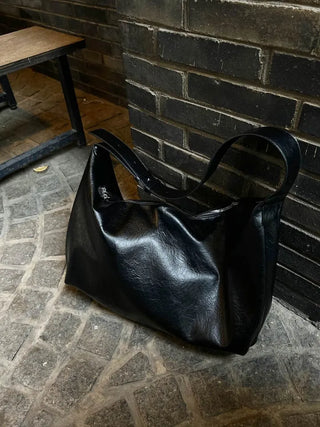 Core Leather Crossbody Big Bag