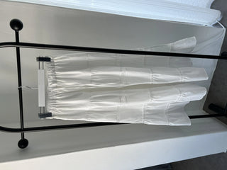 Team Lace Cancan Shirring Long Maxi Skirt