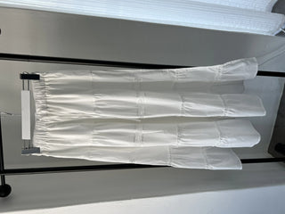 Team Lace Cancan Shirring Long Maxi Skirt