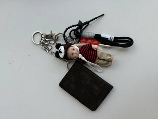 Bear Candy Baby Barbie Doll Keychain Bag Decoration Keyring