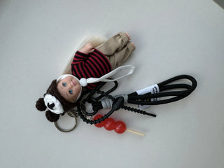 Bear Candy Baby Barbie Doll Keychain Bag Decoration Keyring