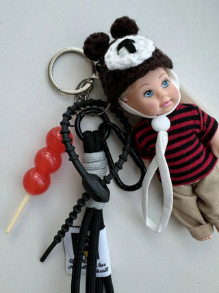 Bear Candy Baby Barbie Doll Keychain Bag Decoration Keyring