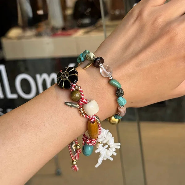 Akate Handmade Rope Charm Bracelet