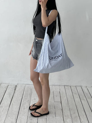 Sunday Stripe Bobusang Big Shopper Bag Eco Bag