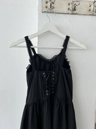 lace corset slip mini nasi one-piece