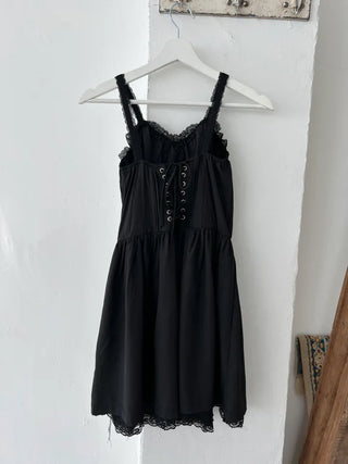 lace corset slip mini nasi one-piece