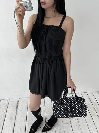 lace corset slip mini nasi one-piece