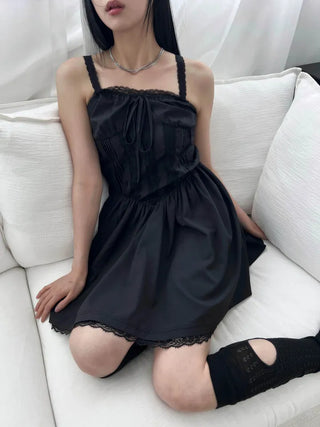 lace corset slip mini nasi one-piece