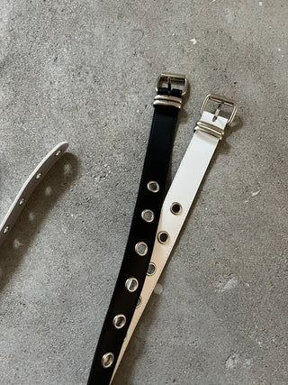 2-ring eyelet funky stud belt