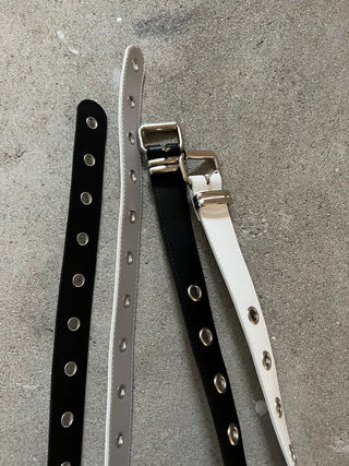 2-ring eyelet funky stud belt