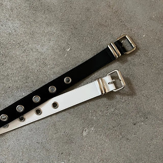 2-ring eyelet funky stud belt