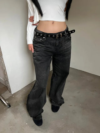 2-ring eyelet funky stud belt