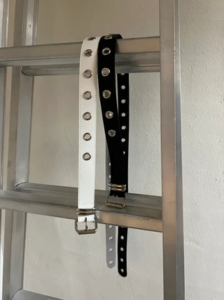 2-ring eyelet funky stud belt
