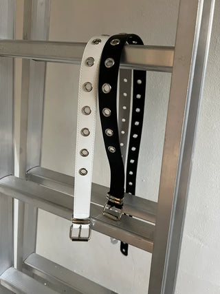2-ring eyelet funky stud belt