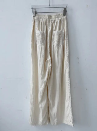 Summer Race Track Wide Banding Pants: Rustling Nylon Y2K Summer Pleated Cooling Pants