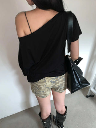 Military camouflage skirt pants mini skirt