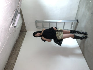 Black Wide Belted Leather Crossbody Bag Big Bag Shoulder Bag