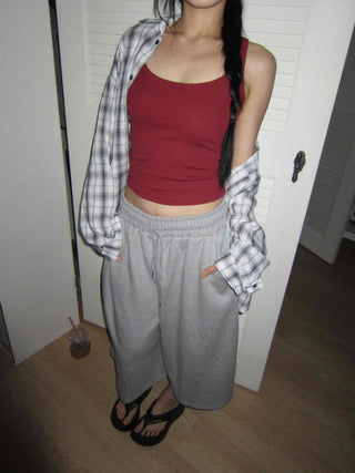 glam layered slim fit spandex sleeveless nasi