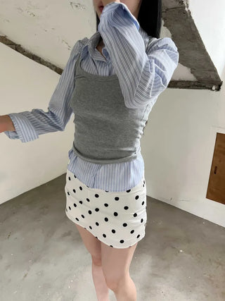 glam layered slim fit spandex sleeveless nasi