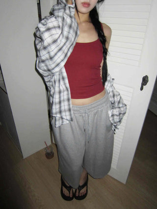 glam layered slim fit spandex sleeveless nasi