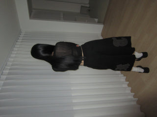 diploma patch wide bermuda 7/8 training pants