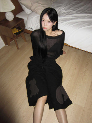 diploma patch wide bermuda 7/8 training pants