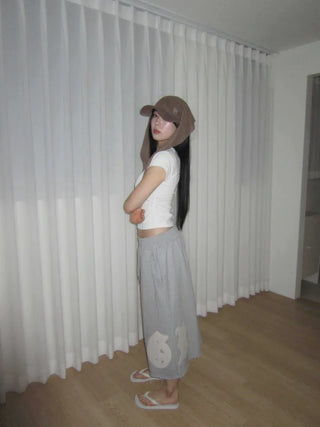 Knitted hood scarf ball cap hat