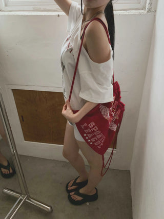 Coco Cowgirl One-Shoulder Overfit Boxy T-Shirt