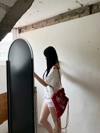 Angel Rugby Gym Sack String Backpack