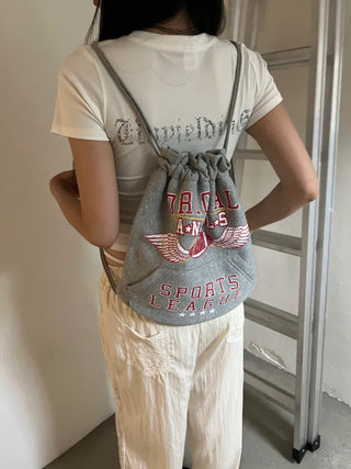 Angel Rugby Gym Sack String Backpack