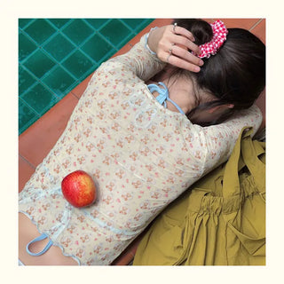 Teddy Bear 4-Piece Bikini Skirt Cover-Up Swimsuit