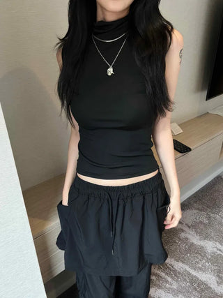 repeat plain slim sleeveless nasi