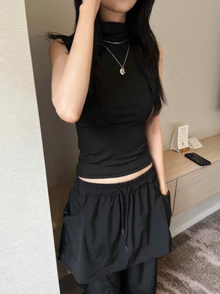 repeat plain slim sleeveless nasi