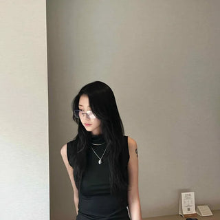 repeat plain slim sleeveless nasi